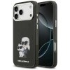 Etui Karl Lagerfeld IML Aquarelle Karl   & Choupette & Logo MagSafe do iPhone 17 Pro czarny